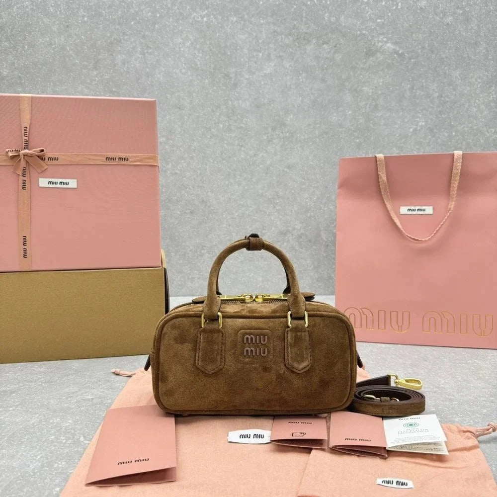 MIU MIU ARCADIE QUILTED TOTE