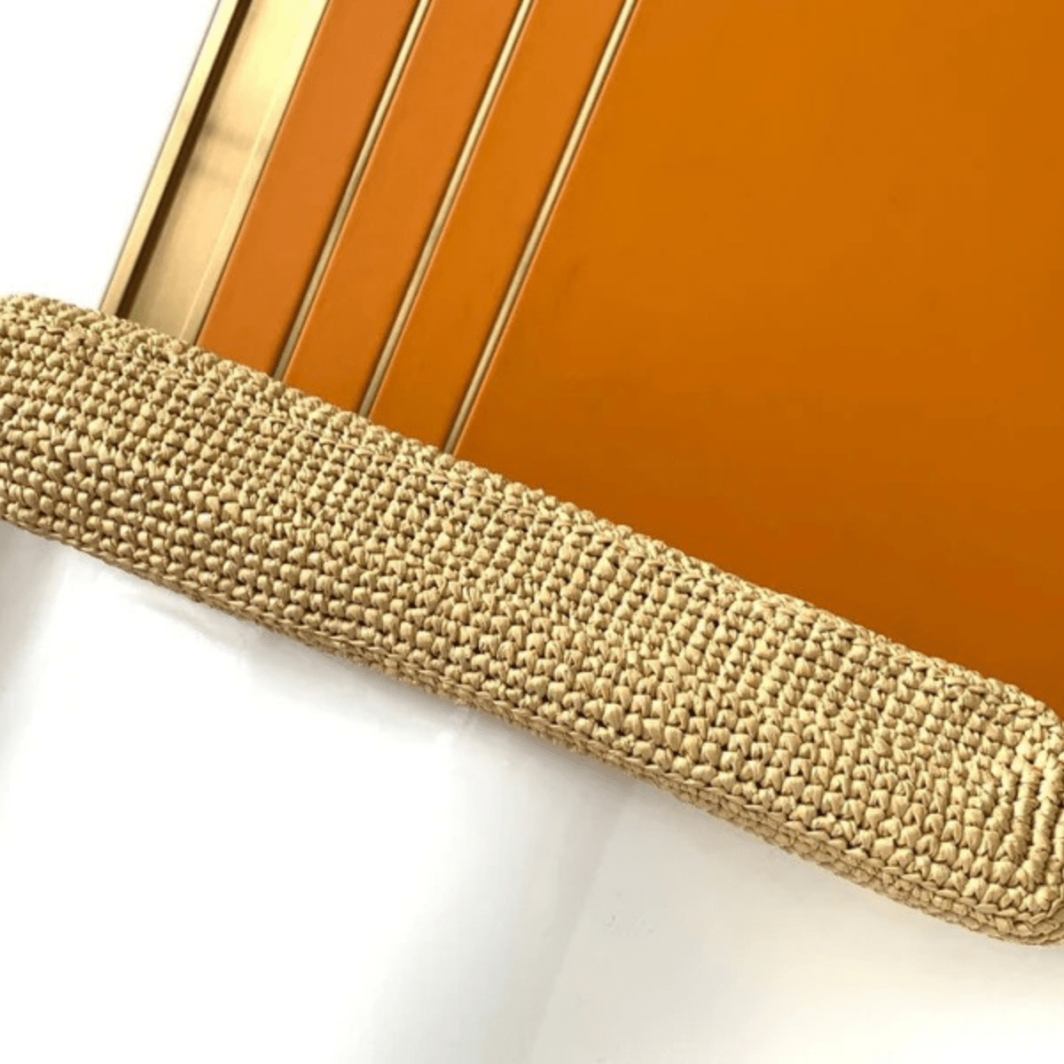 YVES SAINT LAURENT ICARE BAG IN RAFFIA